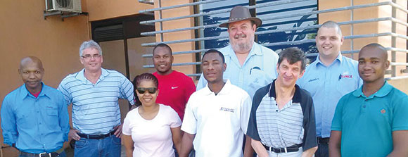 Members attending the site visit.